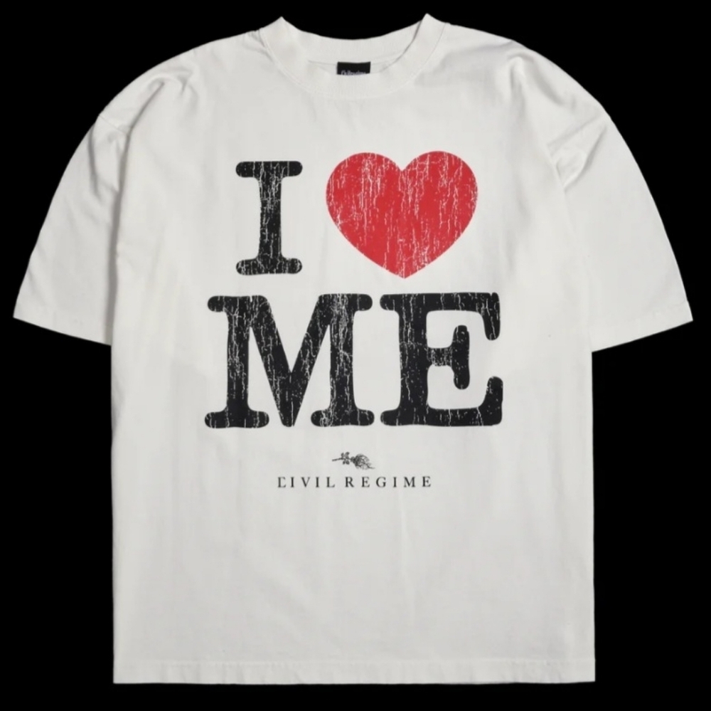 Civil Regime "I Heart Me" 199X Oversized tee